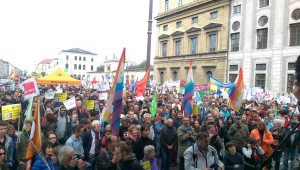 Blick von der Bühne – 23.000 Münchner gegen TTIP | CC BY 2.0 Nicole Britz
